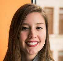 Victoria Lawson en un retrato como directora financiera y líder de una empresa de comercio financiero